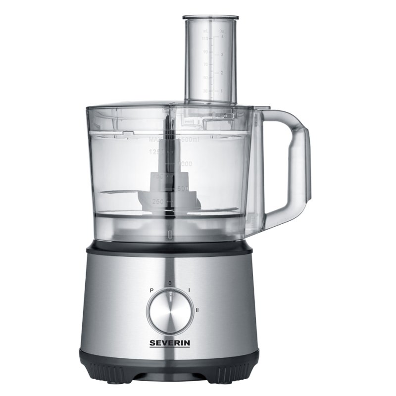 SEVERIN food processor KM 3892, stainless steel/black, 1200 watts